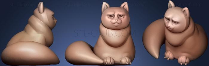 3D model Sculpt Cat2 (STL)